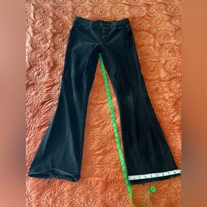 Calvin Klein, Size 6, Flare Jeans, Black Denim
